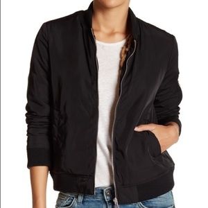LOVE TOKEN BLACK BOMBER W SEXY&WARM LINING